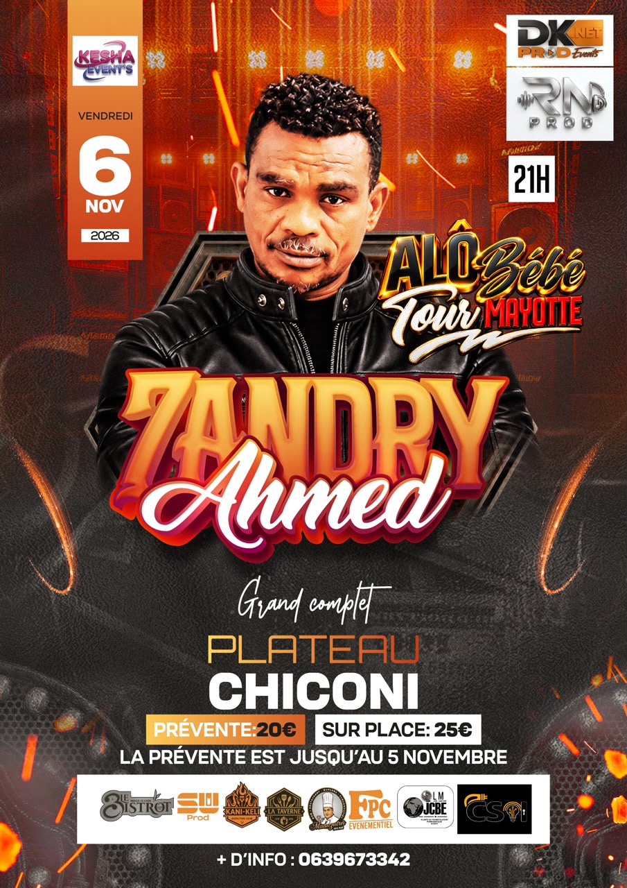 Zandry Ahmed – Alo Bébé Tour à Mayotte